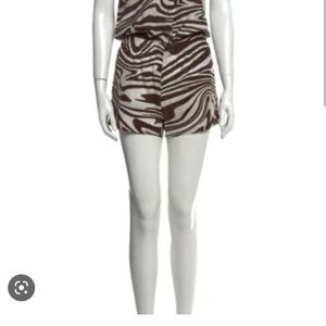 Michael Kors Zebra Print Romper